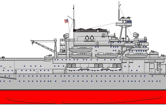 Aircraft carrier USS CV-5 Yorktown 1939 [Aircraft Carrier] - drawings, dimensions, pictures